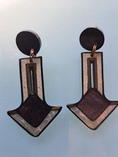 Ohrringe Ohrhänger mit Perlmutt 