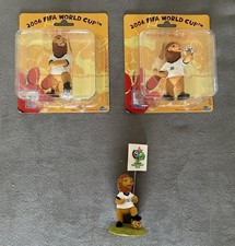 3x Goleo Figuren Maskottchen Fußball WM 2006 Fotohalter Deutschland Soccer