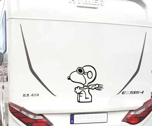 Autoaufkleber snoopy 50x49cm - autoaufkleber,