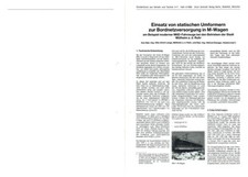 Transtechnik Sodr v'88 Einsatz statischer Bordnetzumformer in M-Wagen Mülheim/R