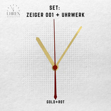 Quarzuhrwerk lautlos mit