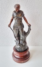Schöne antike Zinkguss Figur