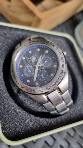 Fossil blue herrenarmbanduhr - fossil,