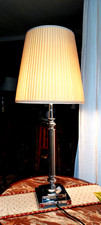 Tischlampe. Verchromte