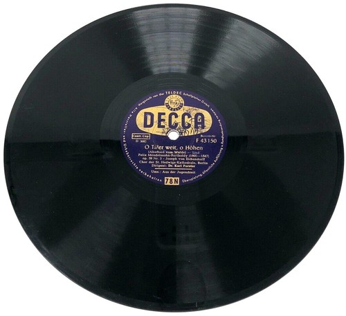 Schellackplatte decca f - decca,