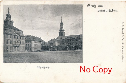Saalfeld marktplatz gruss - gruss, aus