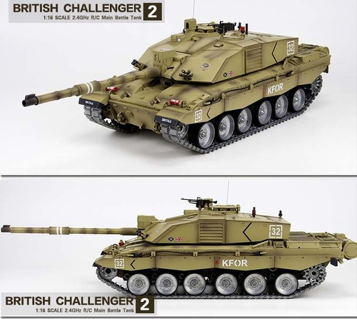 British challenger rc - british, 1:16