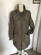 Fame ffcc Vintage Blogger Style Regen Mantel Jacke Parka England Khaki Instagram