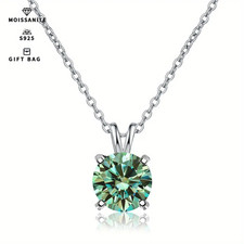 Moissanit Halskette 1ct