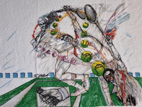 Duschtuch saunatuch tennis - saunatuch,