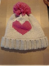 Kindermütze Mädchen grau