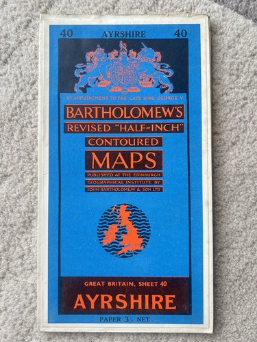 Bartholomew map ayrshire - bartholomew’s,