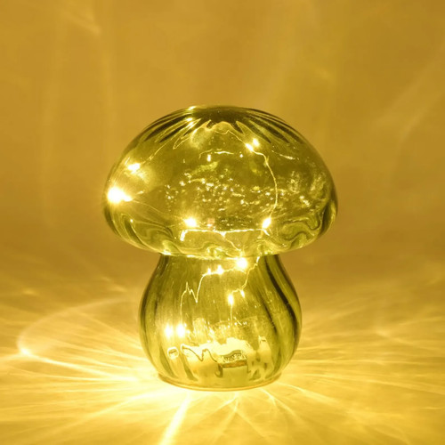 Deko pilz aus glas glaspilz - aus,