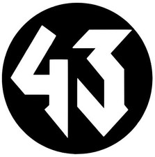 AUTO AUFKLEBER "KEN BLOCK 43" HOONIGAN STICKER SCHEIBE #153