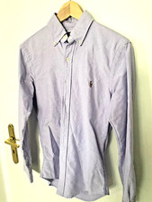 Ralph Lauren Slim Fit Oxfordhemd XS in dezentem Fliederton
