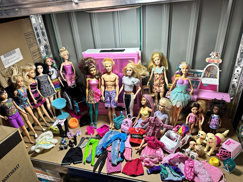 Barbie puppe spielset konvolut - spielset,