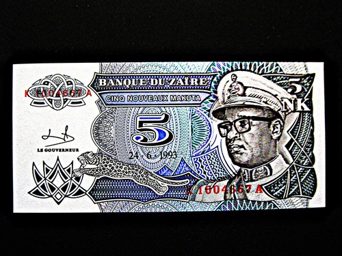 Zaire nouveaux makuta 1993 - ,