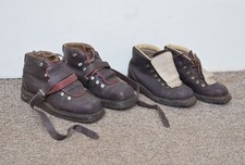 Vintage alte Skischuhe Schuhe