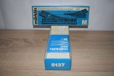 Märklin H0 LEERKARTON "blau" 5137 für elektrisches Weichenpaar M-Gleis (KonGid2)