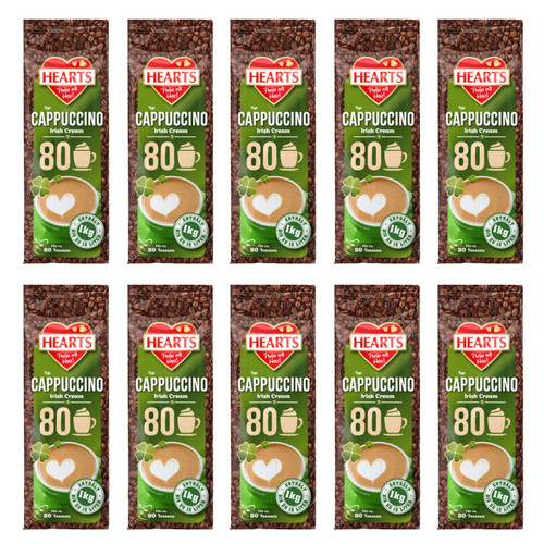 Hearts cappuccino irish cream - hearts,