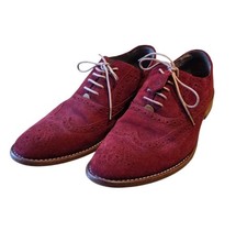 Oliver Sweeney London Halbschuhe Wildleder bordeaux Schnürer rahmengenäht Gr. 42