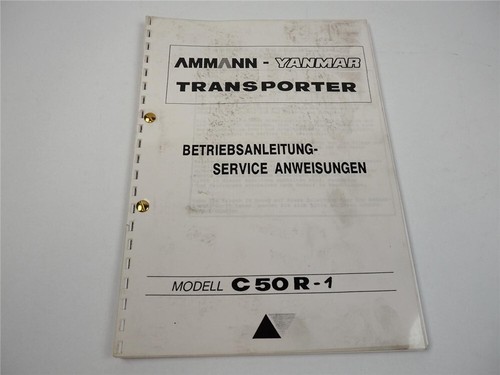 Ammann yanmar transporter - yanmar, c