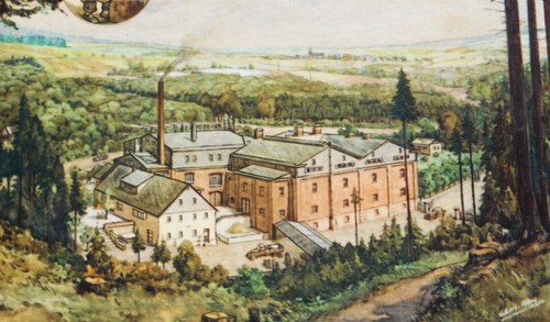 Uraltes thüringer bierschild - uraltes,