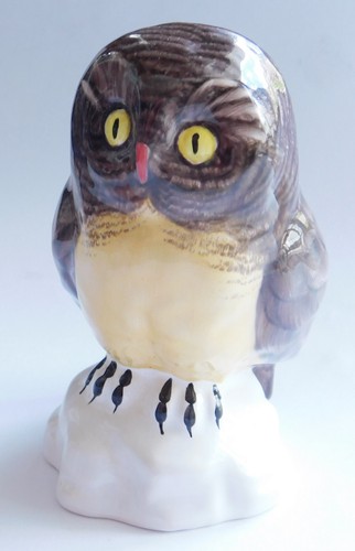 Porzellanfigur eule - porzellanfigur,