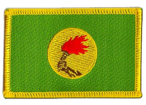 Zaire aufnäher flaggen fahnen - zaire,