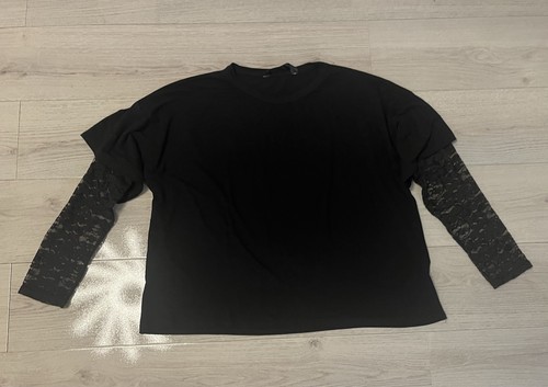 Shirt mit spitzenärmel - shirt,