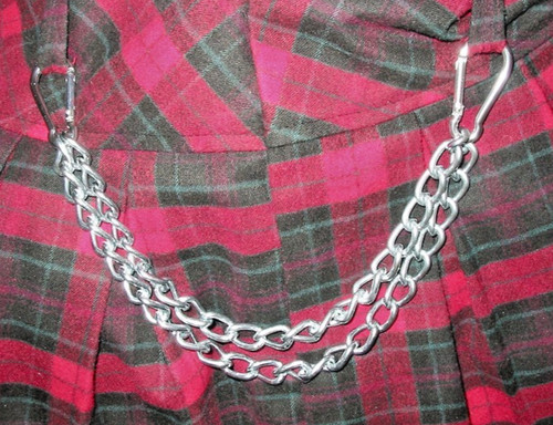 2000er jahre style hosenkette - style,