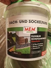 5 kg MEM Dachfarbe Sockelfarbe braun  Schutzfarbe Schutzanstrich flexibel