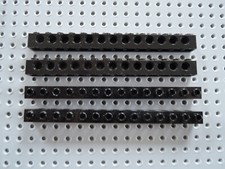LEGO 4 x Technic Lochbalken 32018 1x14 13 Löcher schwarz