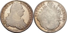 Bayern München Taler " Madonnentaler " 1781 Karl Theodor  Original Münze #U336