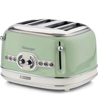 Ariete Vintage 4-Schlitz Toaster 156, hellgrün
