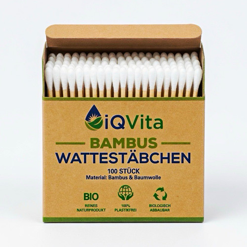Iqvita bambus wattestäbchen - iqvita,