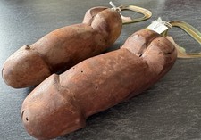 2 Flaschenöffner Kapselheber Holz Penis Bier Öffner Wichtel Geschenk 16 cm Gag