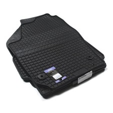 Gummifußmatten VW Polo 4 (9N/9N3) schwarz Komplettsatz 4-teilig Fußmatten v+h