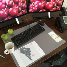 Schreibtischauflage 65x50cm | Transparent Schreibunterlage Schreibtischunterlage