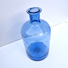 Antike glasflasche mit abriss - glasflasche,