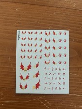 Warhammer 40k - Chaos Space Marine - night lords - Transfer Sheets