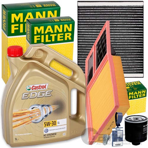 Mann filterset castrol 5w30 - mann,