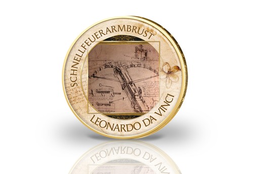 Euro vergoldet - 2,