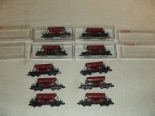 Fleischmann 8525 Schotterwagen/Selbstentladewagen Set 10 Teilig  z.T OVP N
