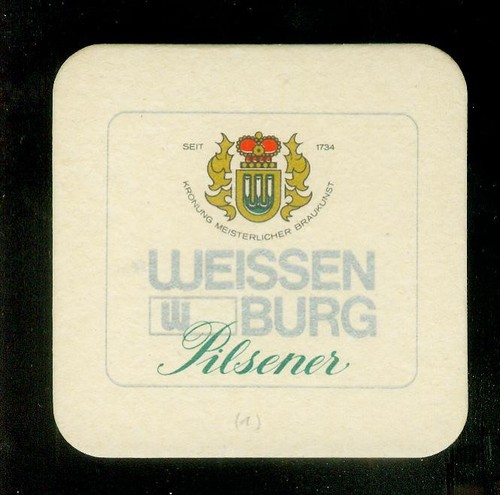 Bierdeckel weissenburg - bierdeckel, (1)