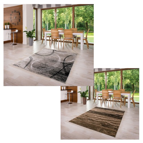 Teppich kurzflor braun - kurzflor, schwarz