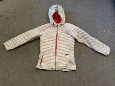 Kaikkialla Damen Daunen Jacke weiß rot Gr. 40