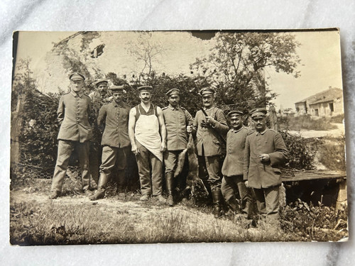 Fotokarte deutsche soldaten - deutsche,