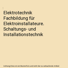 Elektrotechnik Fachbildung