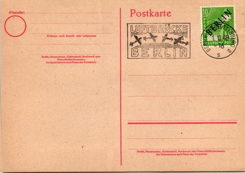 Berlin auf postkarte - berlin,